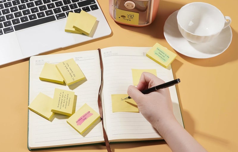 TKTB Mini Sticky Notes 1.5x2 in, 36 Pad Yellow Strong Adhesive Post, Suitable for School, Home, Office, Clean Removal - Image 5